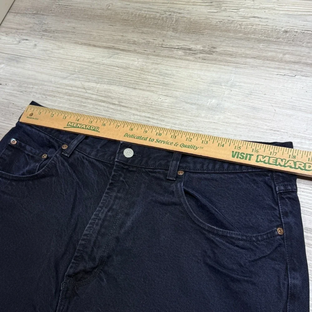 Vtg LUCKY BRAND Jeans Mens 38 (36x31) Baggy Dungarees‎ 90s Made In USA Indigo